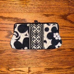 Vera Bradley Black and White Colorblock Women's Clutch